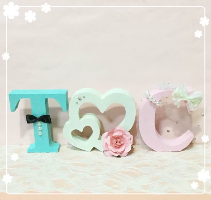 さっち様確認用♡ウエディングバージョン・イニシャルオブジェ