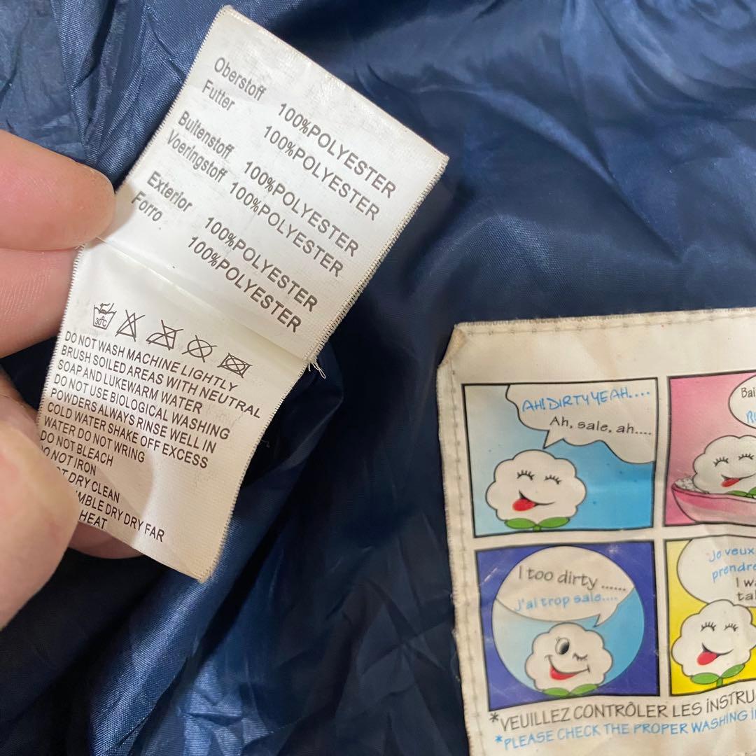 【MONCLER】レディース ロングダウンコート フード付き ネイビー