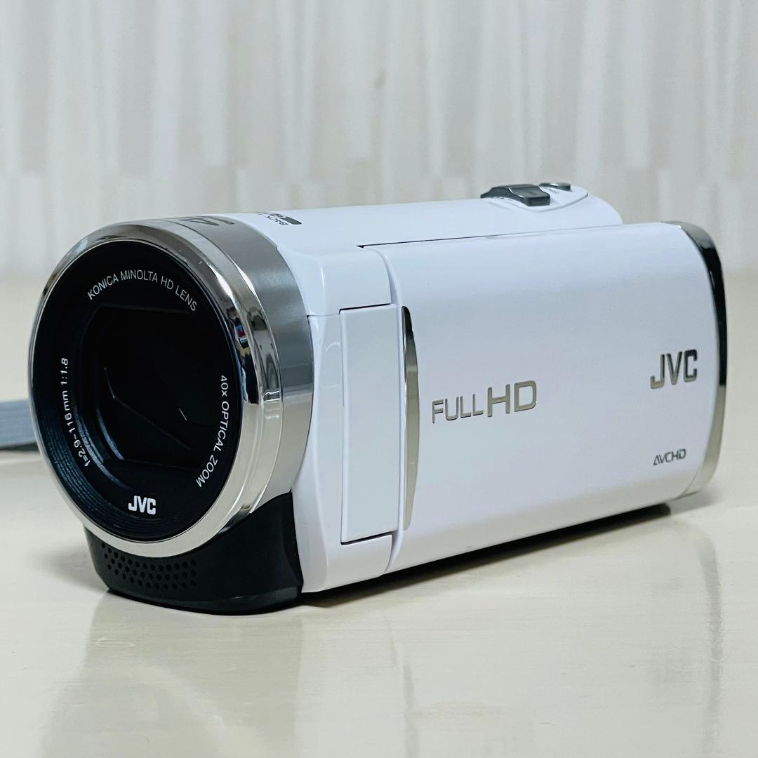 JVCケンウッド Everio GZ-E180 ビデオカメラ ホワイト