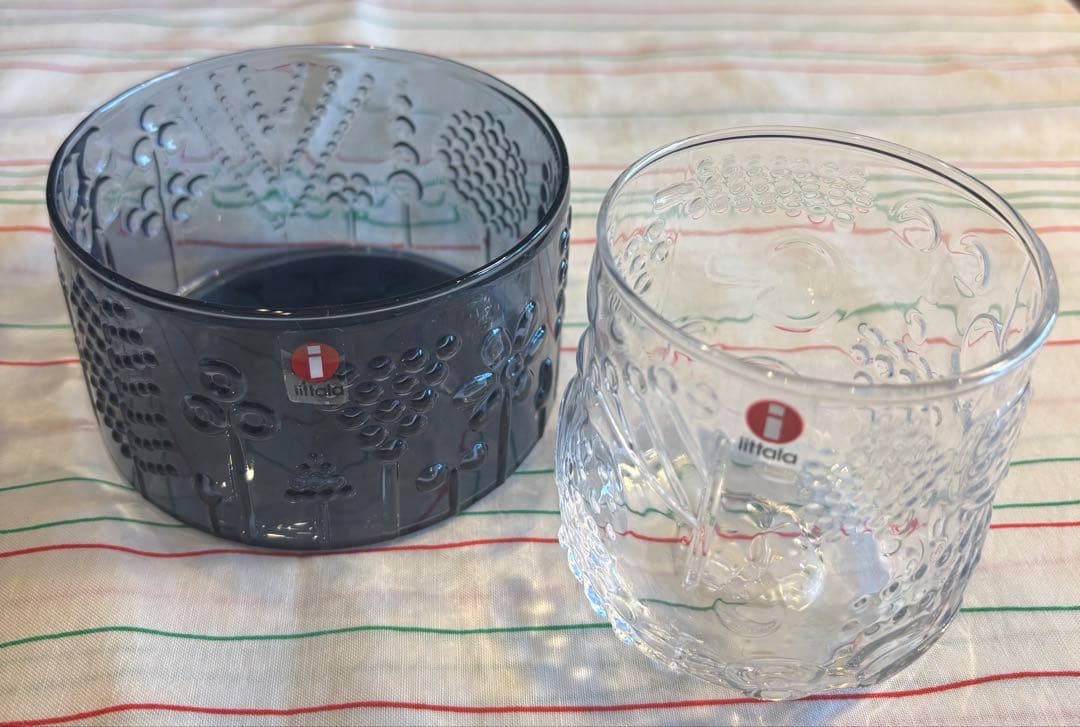  フローラ　レイン　10センチボウル　フルッタクリア　セット