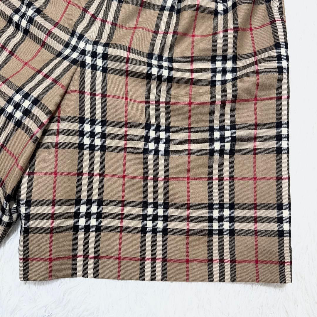 burberrys ノバチェック キュロット ハーフパンツ 撥水加工 キャメル