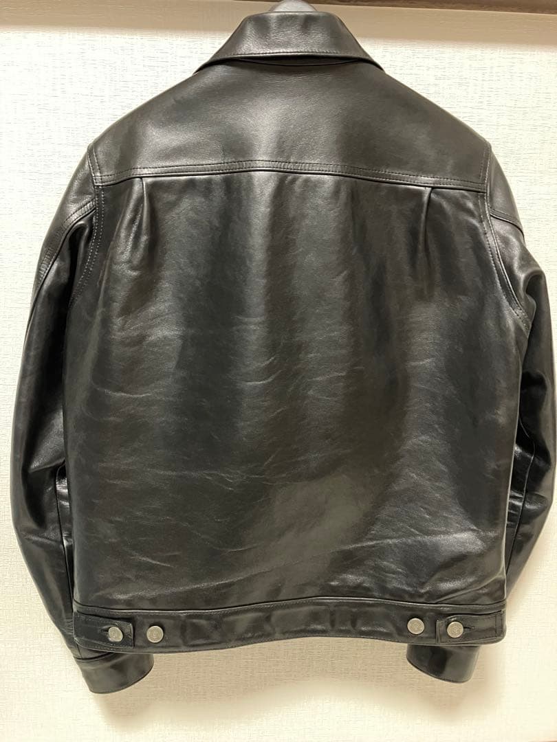 The Lettersレザージャケット2ndデニムGジャン古着ヴィンテージ