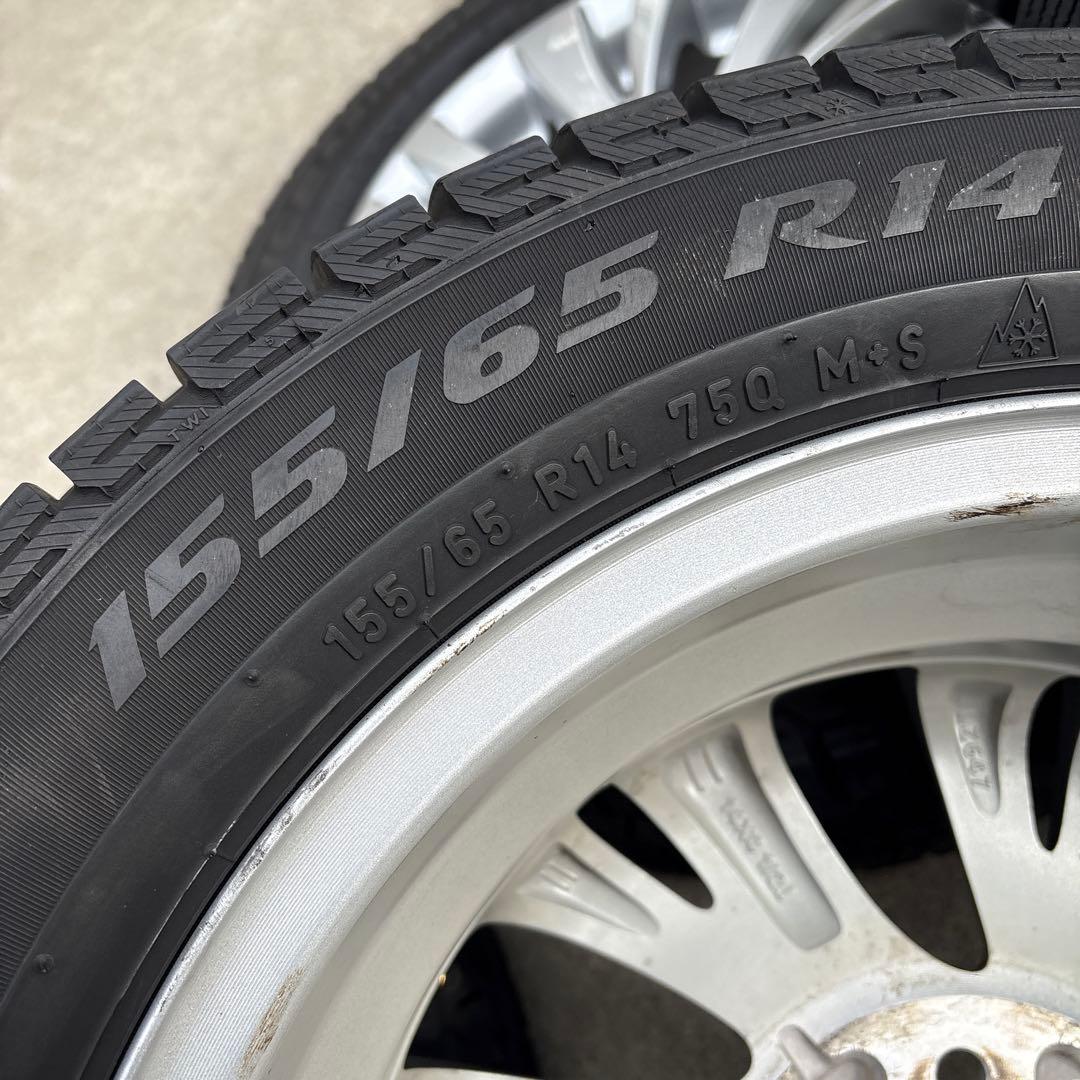 ゆか様　スズキ純正ホイール　スタッドレス　4本SET(2本)