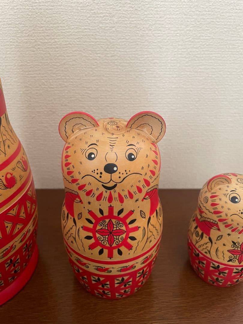 クマのマトリョーシカ 3個セット