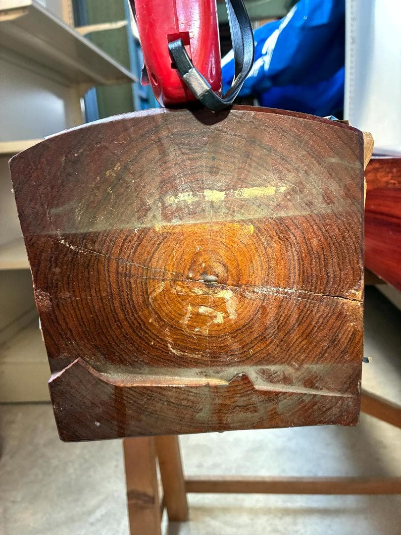 床柱　紫檀　5.5寸（16.5ｃｍ）