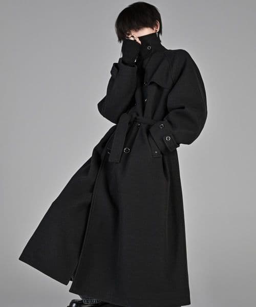 【完売品】ADRER the long coat ザ ロングコート M ブラック