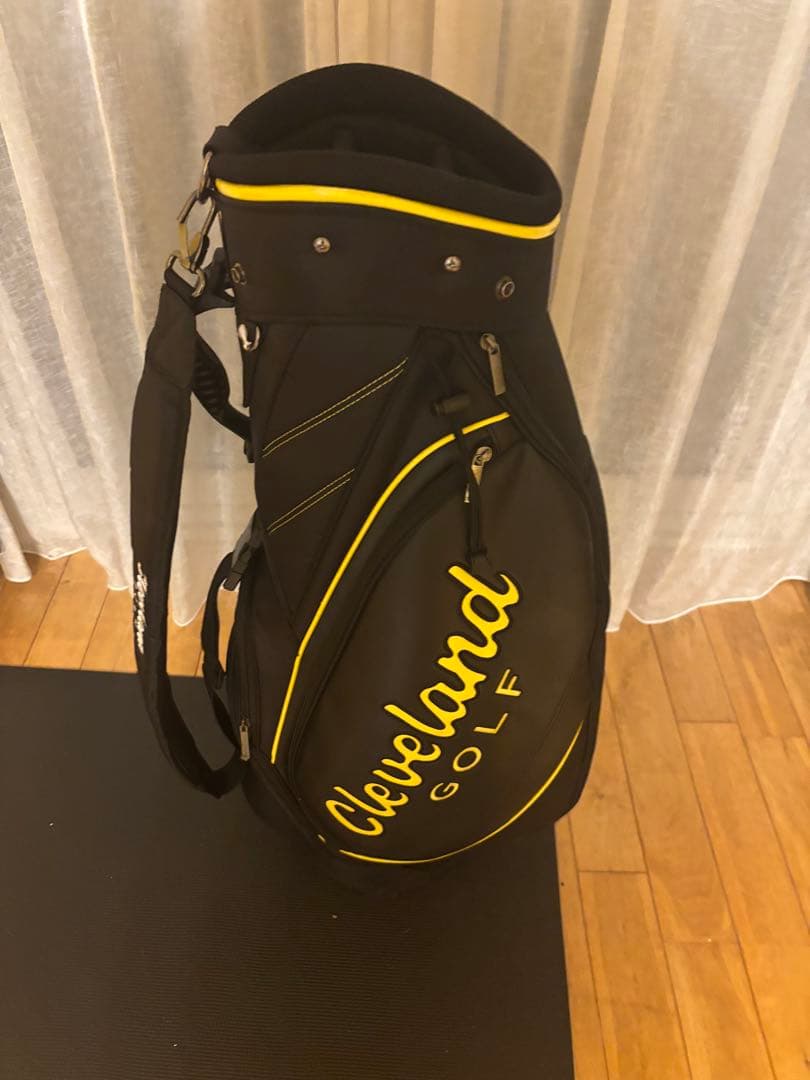Cleveland Golf キャディバッグ 黒/黄色