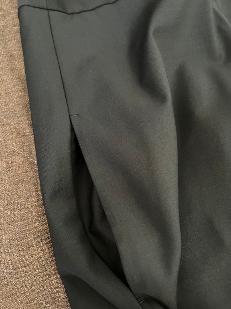 H BEAUTY＆YOUTH トロピカルサスペンダーパンツ　ブラック　M