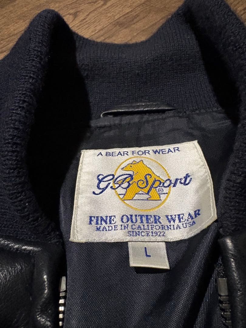 GB Sport レザー ジャケット Lサイズ ゴールデンベア
