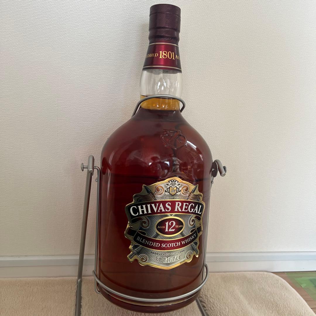 送料込シーバスリーガル12年 箱付 スコッチ ウイスキー 4.5L 4500ml