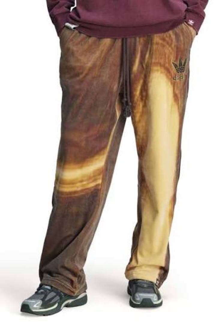 adidas S.F.T.M.ベルベットパンツ songforthemute L