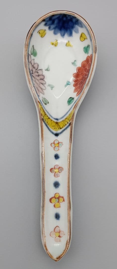 松浦コータロー 色絵 レンゲ 蓮華 A