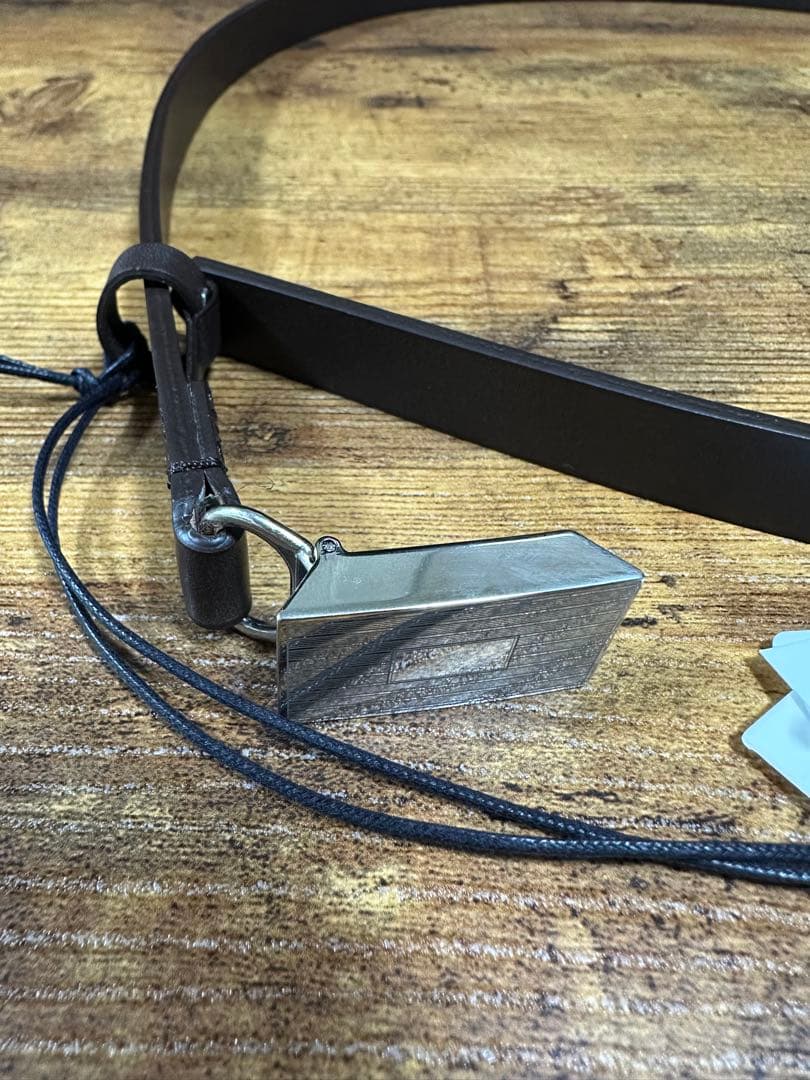 AURALEE オーラリー　Slide Buckle Belt brown