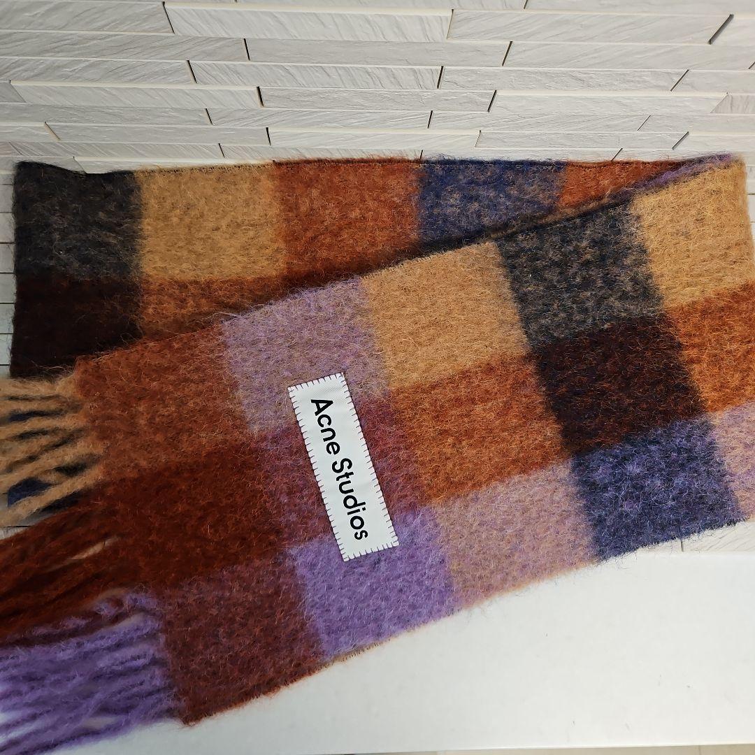 ★試着程度　Acne Studios マフラー　33%アルパカ&モヘア20%