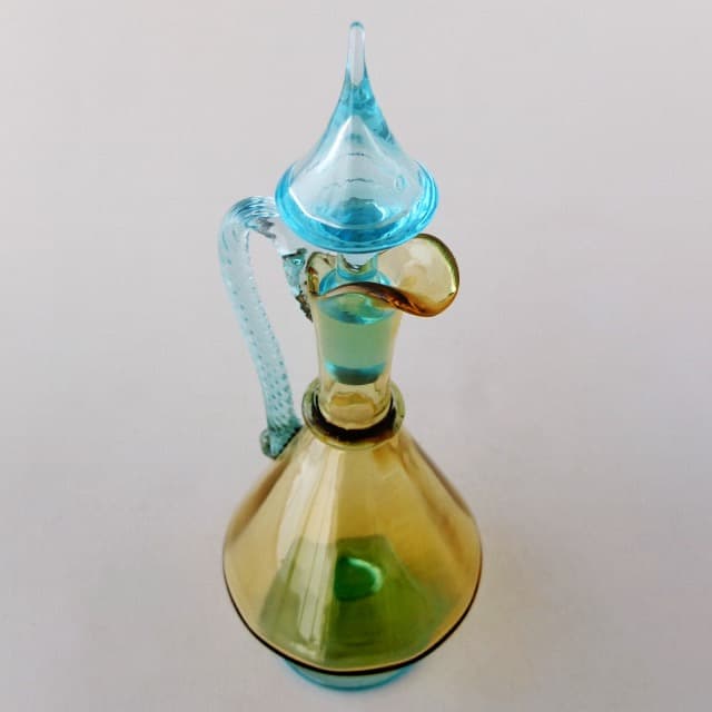 アンティーク フランス製 リキュール アペリティフ デキャンタ ペア