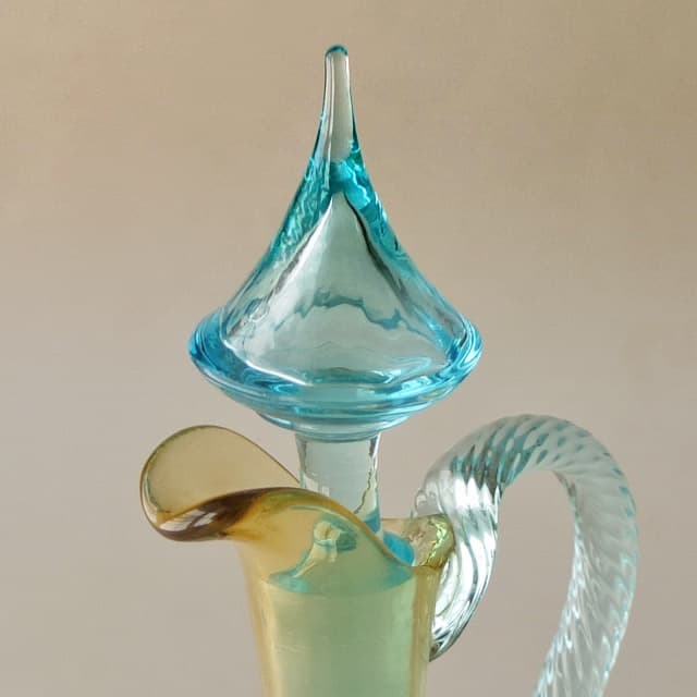 アンティーク フランス製 リキュール アペリティフ デキャンタ ペア