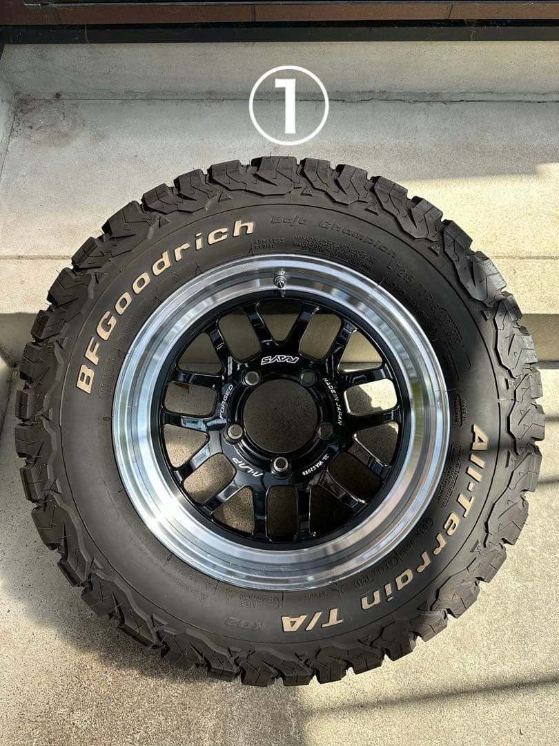 ジムニーシエラ・ノマド　レイズ　A LAP タイヤホイール5本