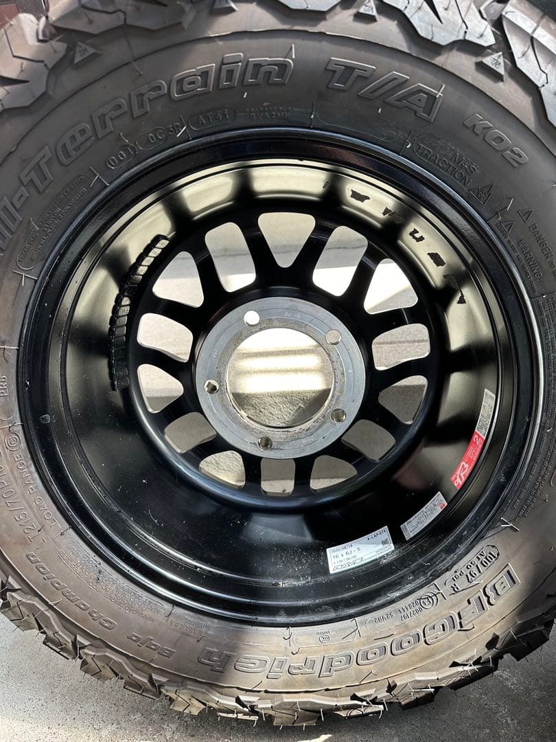 ジムニーシエラ・ノマド　レイズ　A LAP タイヤホイール5本