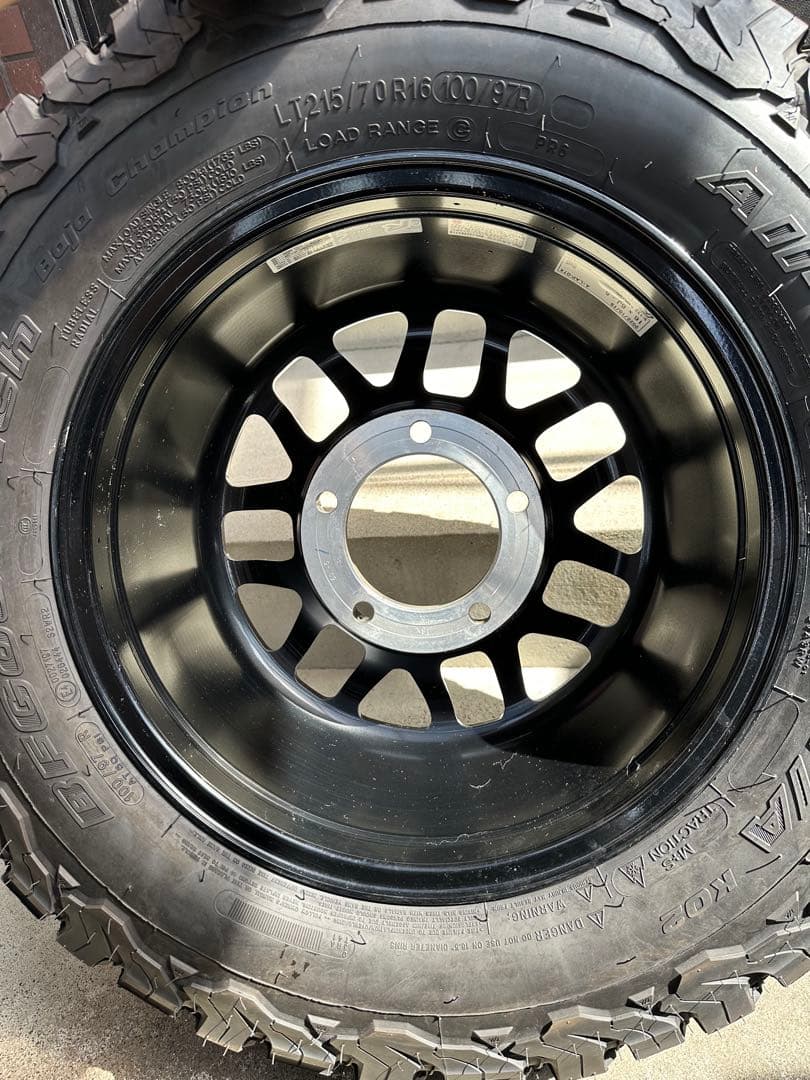 ジムニーシエラ・ノマド　レイズ　A LAP タイヤホイール5本