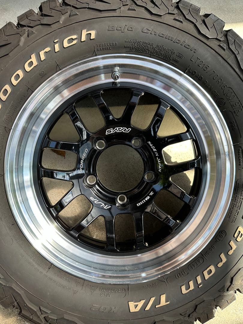 ジムニーシエラ・ノマド　レイズ　A LAP タイヤホイール5本