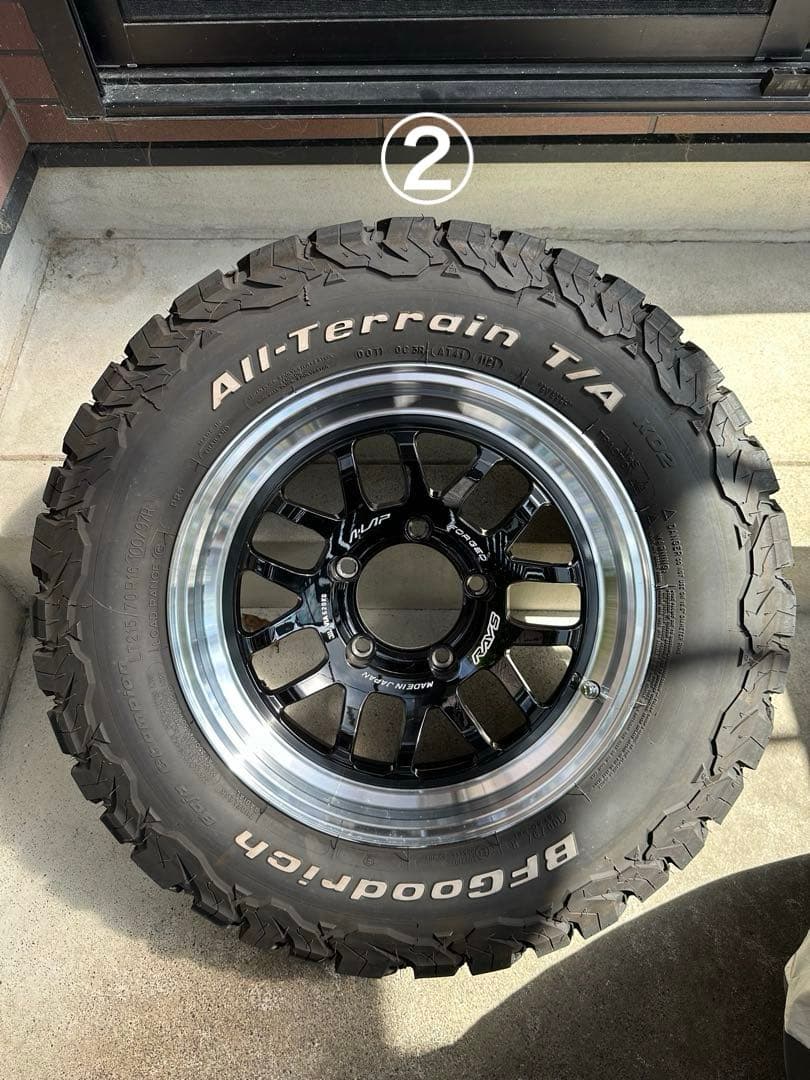 ジムニーシエラ・ノマド　レイズ　A LAP タイヤホイール5本