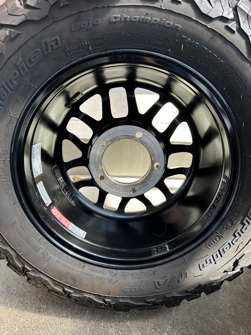 ジムニーシエラ・ノマド　レイズ　A LAP タイヤホイール5本