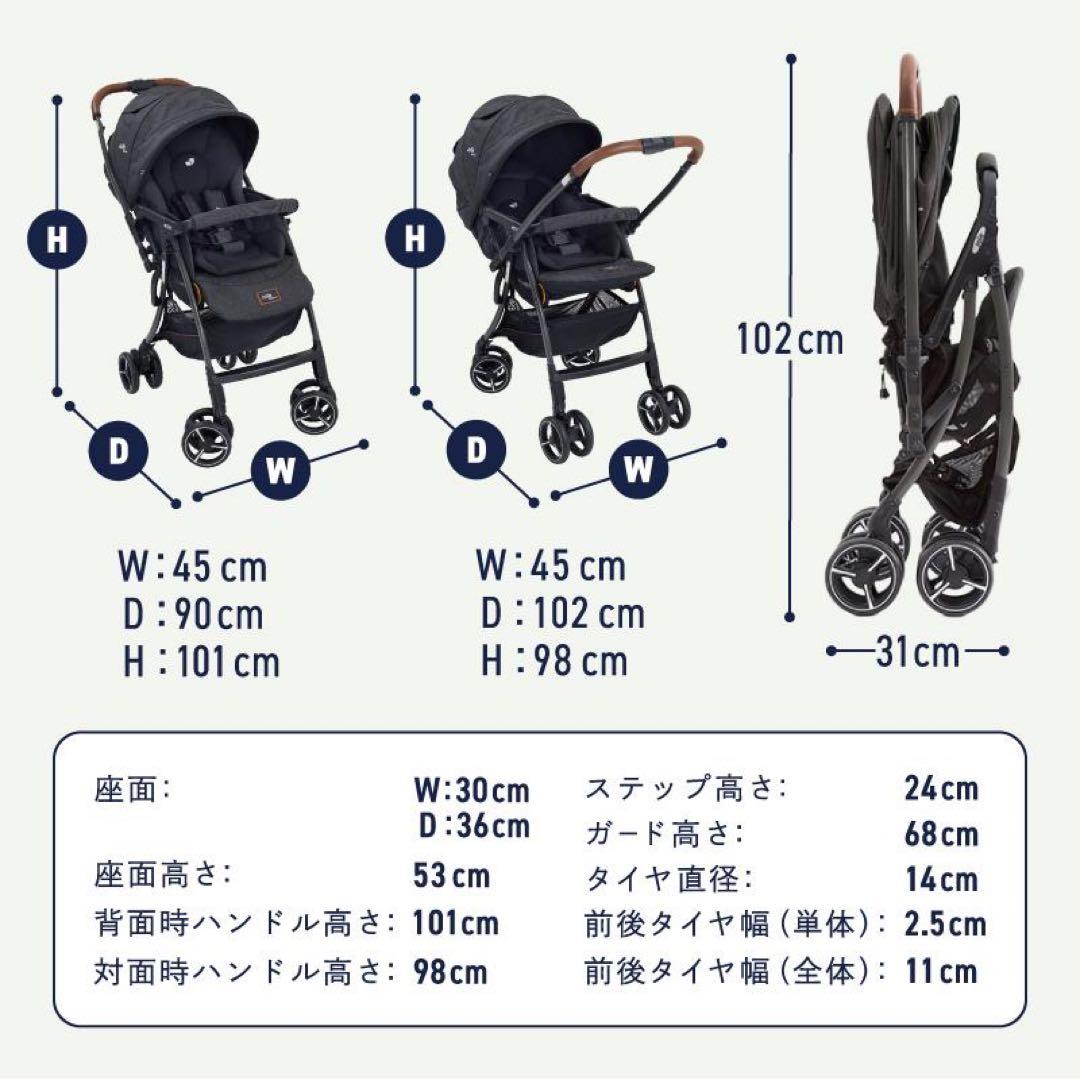 Joie スマバギ 4WD シグネチャー ベビーカー