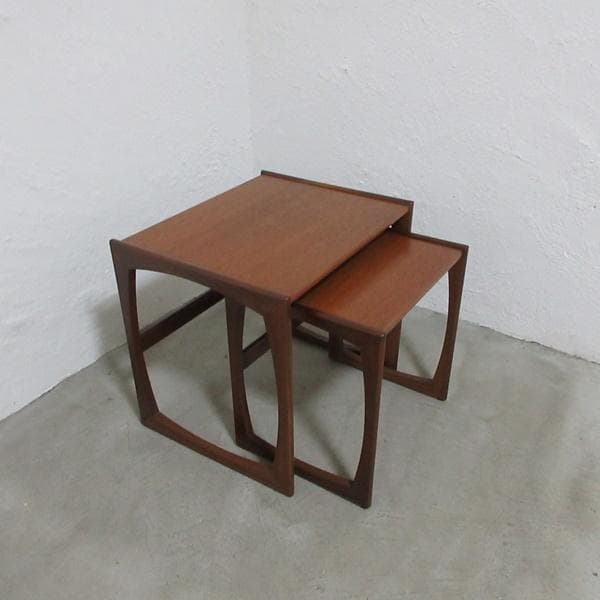 イギリス ビンテージ 家具 ネストテーブル サイドテーブル 入れ子 6989d