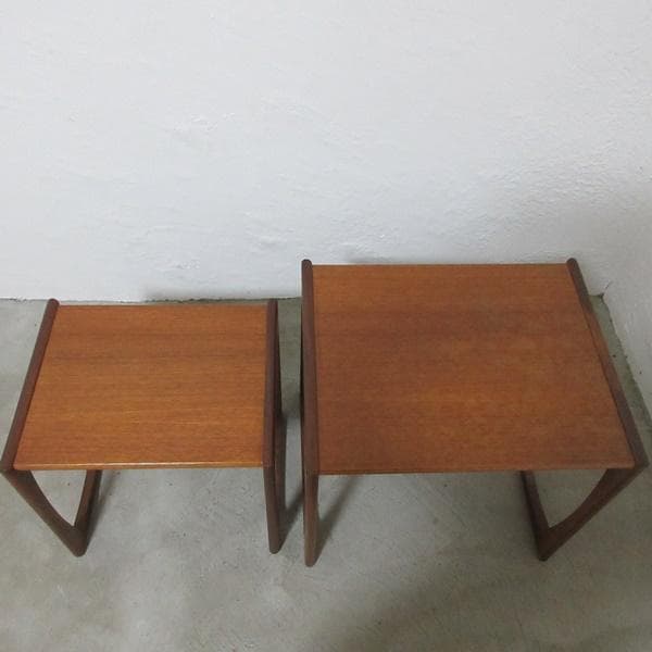 イギリス ビンテージ 家具 ネストテーブル サイドテーブル 入れ子 6989d