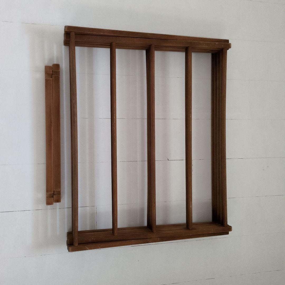 折りたたみ木製ラック 　フランスアンティーク