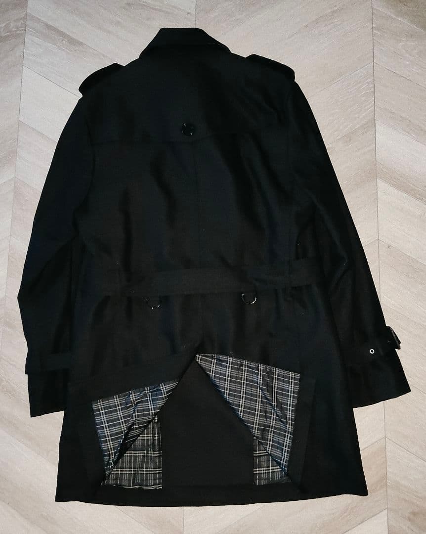 ✨美品✨バーバリーブラックレーベル　トレンチコート ライナー　ブラック　Ｌ