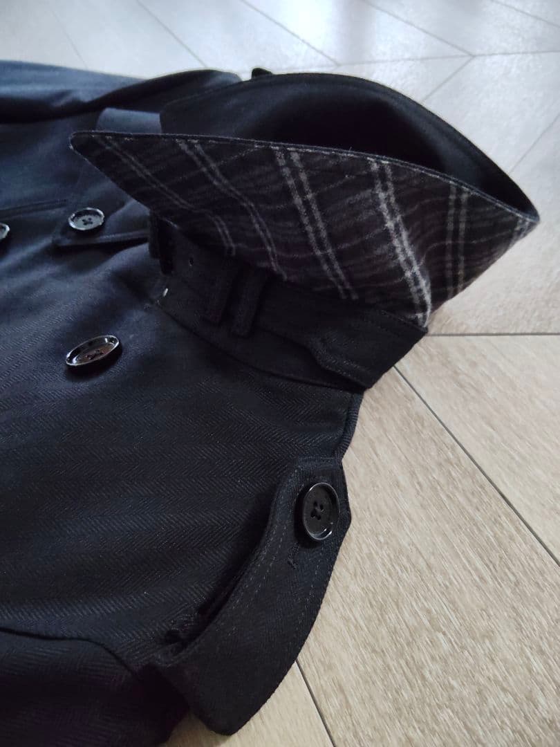✨美品✨バーバリーブラックレーベル　トレンチコート ライナー　ブラック　Ｌ
