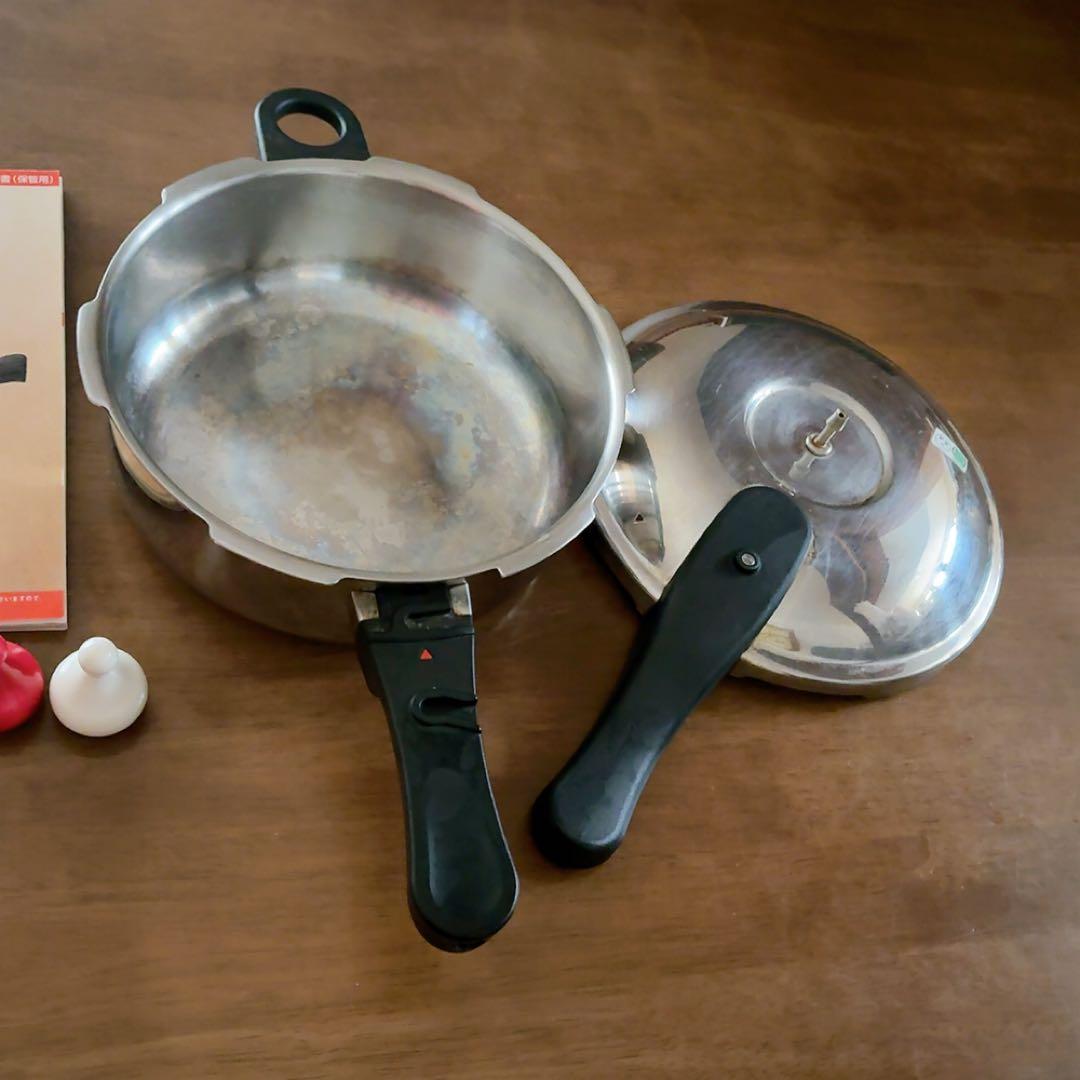 0活力鍋　アサヒ軽金属　圧力鍋 取扱説明書付き