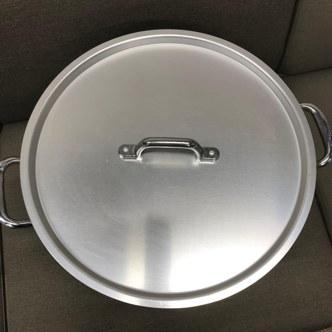 未使用保管品 半寸胴鍋 36cm 平和アルミ製作所 Pro Gourmet 蓋付