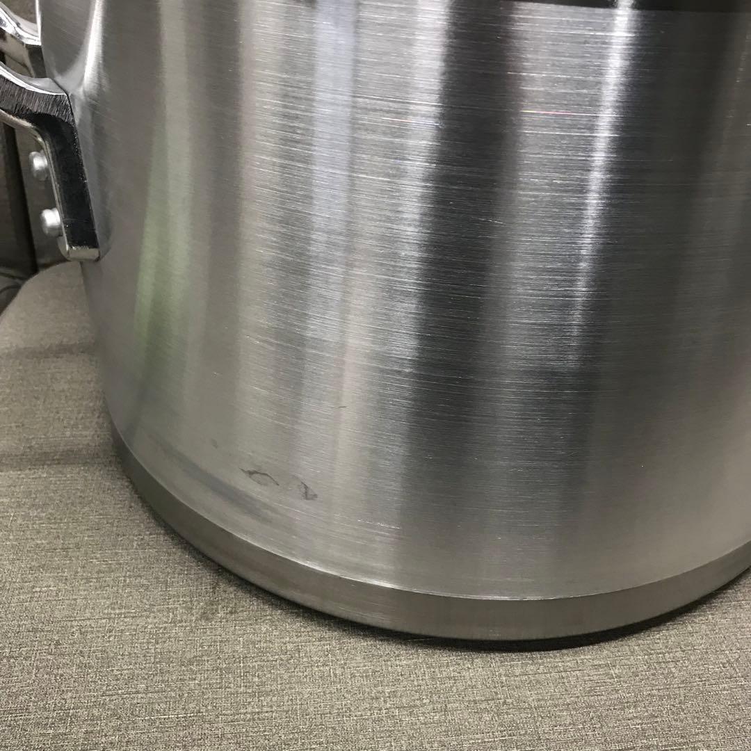 未使用保管品 半寸胴鍋 36cm 平和アルミ製作所 Pro Gourmet 蓋付