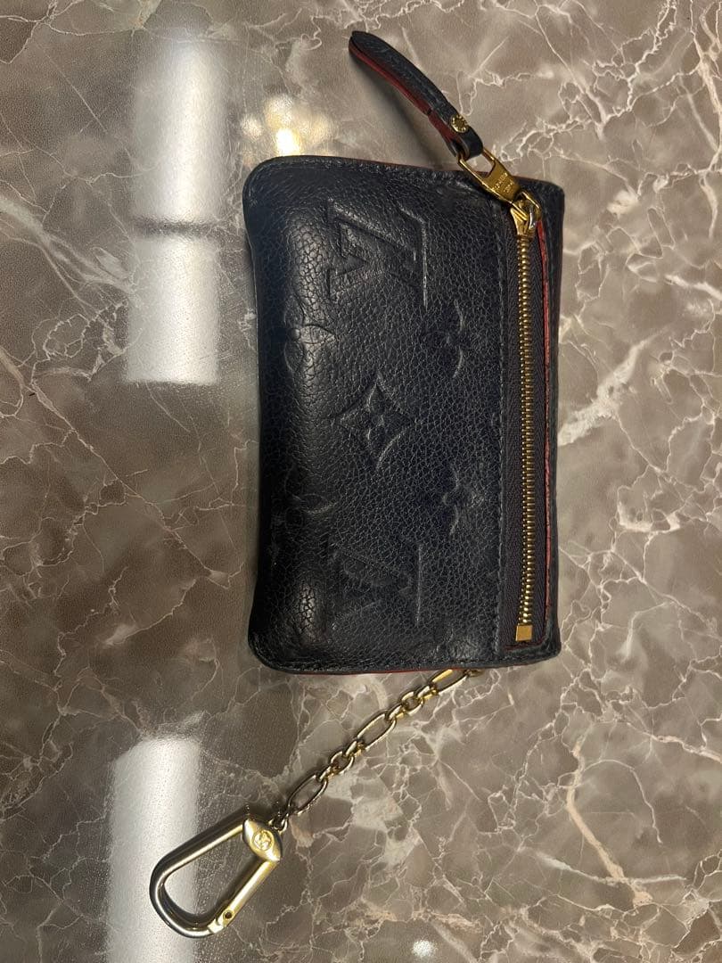 LOUIS VUITTON ルイヴィトン アンプラントネイビーカードケース