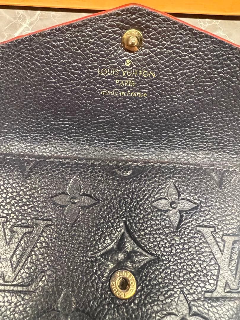 LOUIS VUITTON ルイヴィトン アンプラントネイビーカードケース