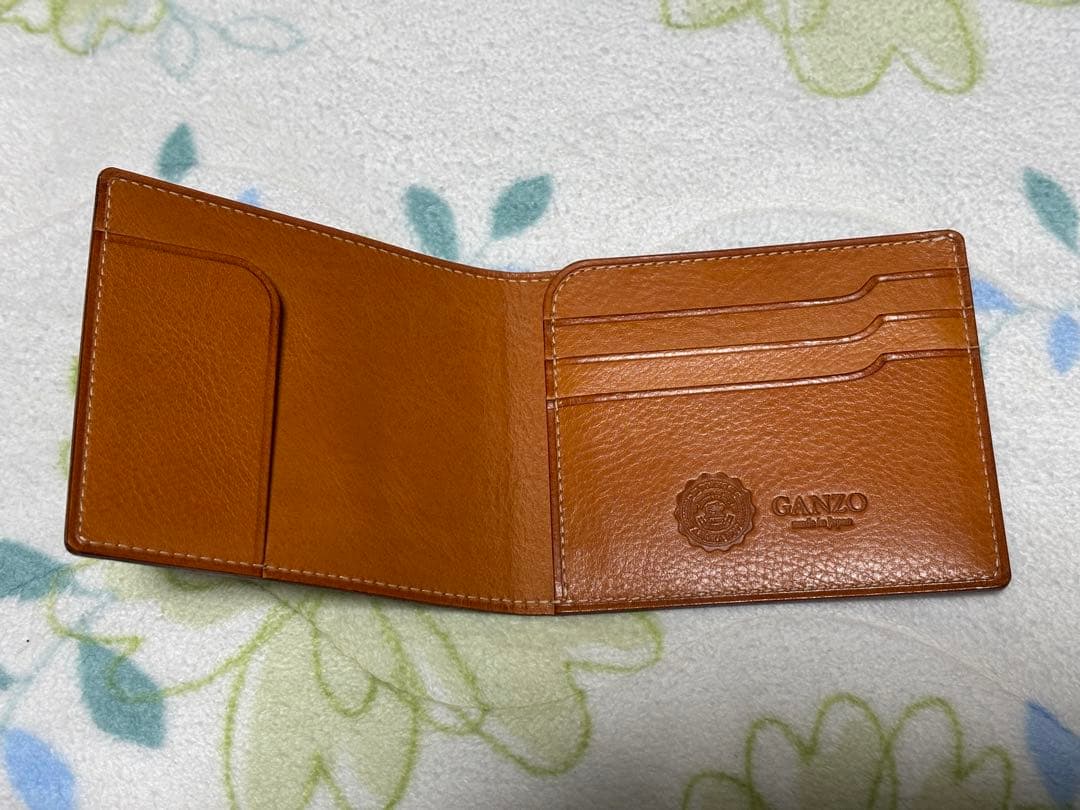 GANZO THIN BRIDLE (シンブライドル) 札バサミ　ヘーゼル