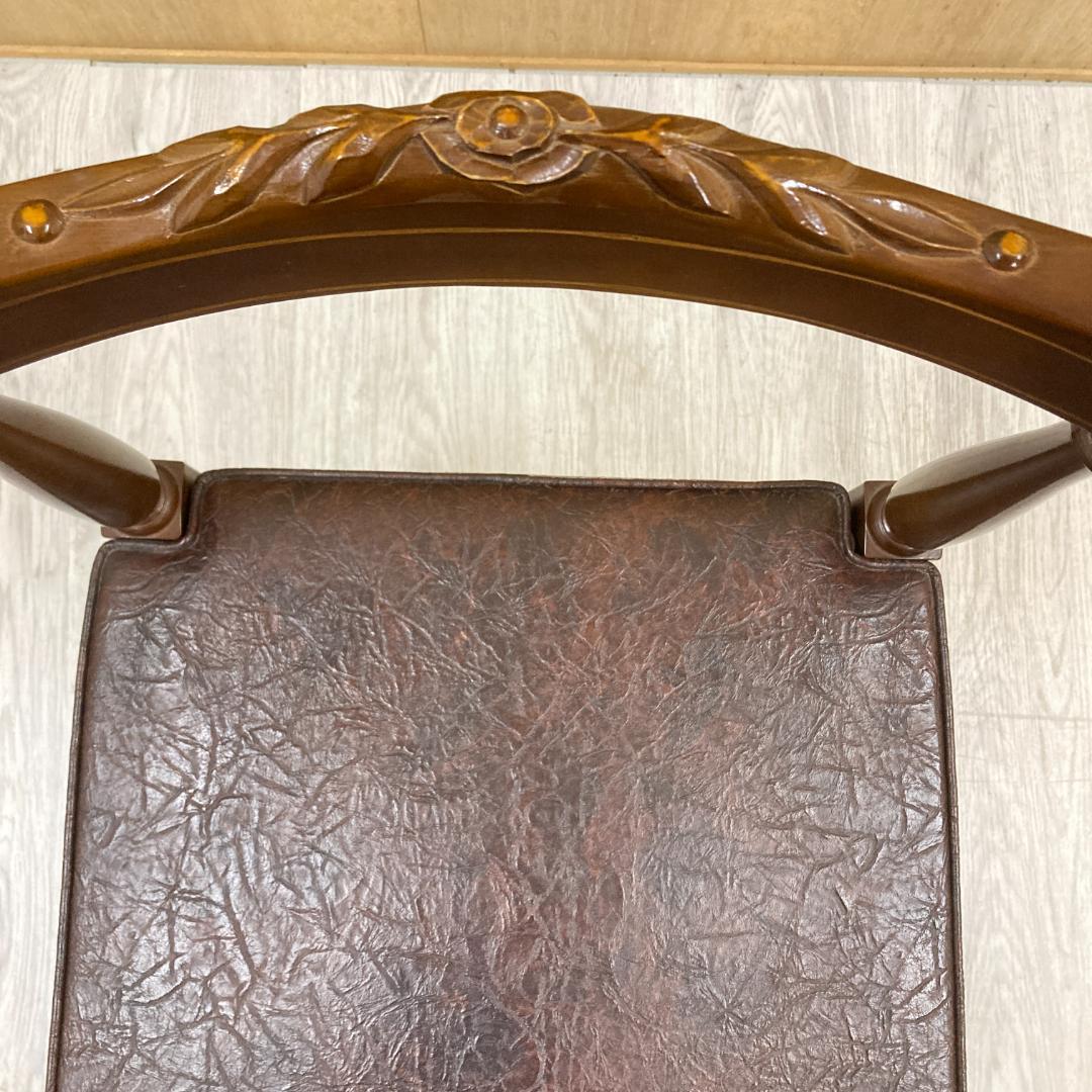 徳田家具　TOKUDA 　デスクチェア　椅子　アンティーク調