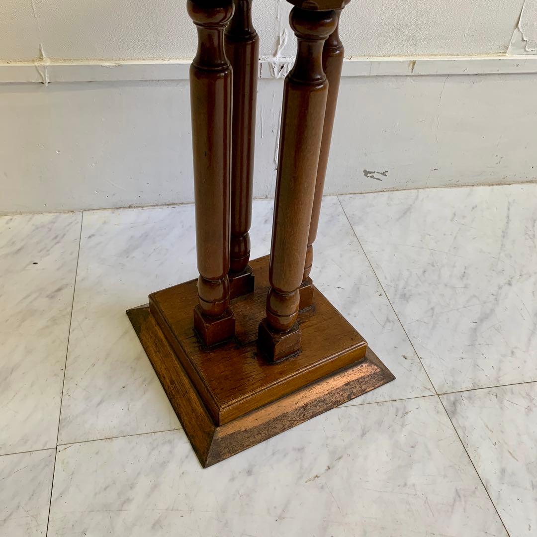 ヴィンテージ 木製 サイドテーブル レトロ 喫茶店 カフェテーブル ②