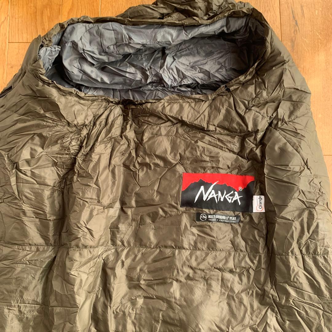 NANGA 寝袋 オリーブ レギュラー