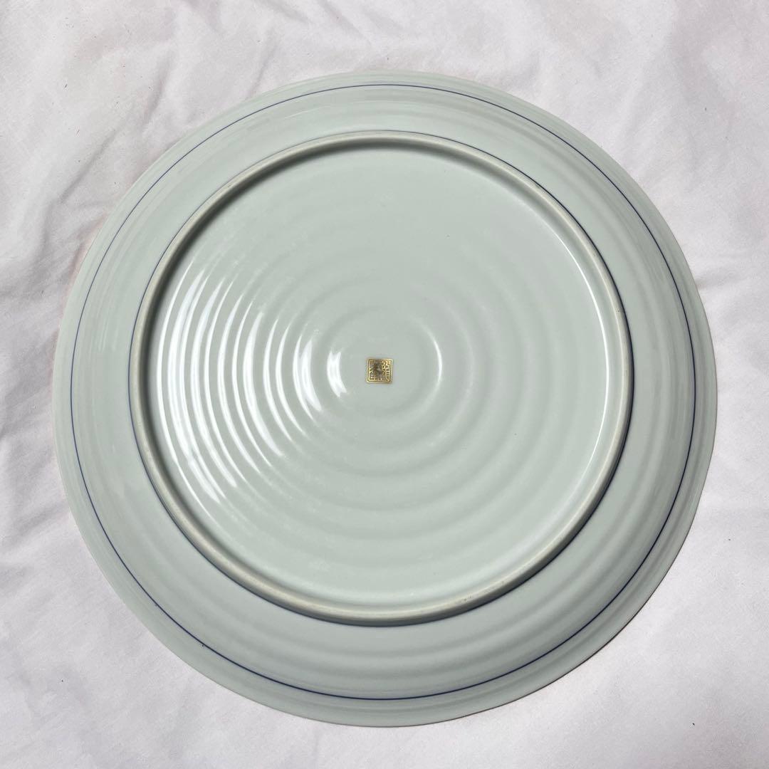 龍峰窯　三洋陶器　金彩祥瑞　2枚セット　高級 桐箱入　和食器　金縁　大皿　美濃焼