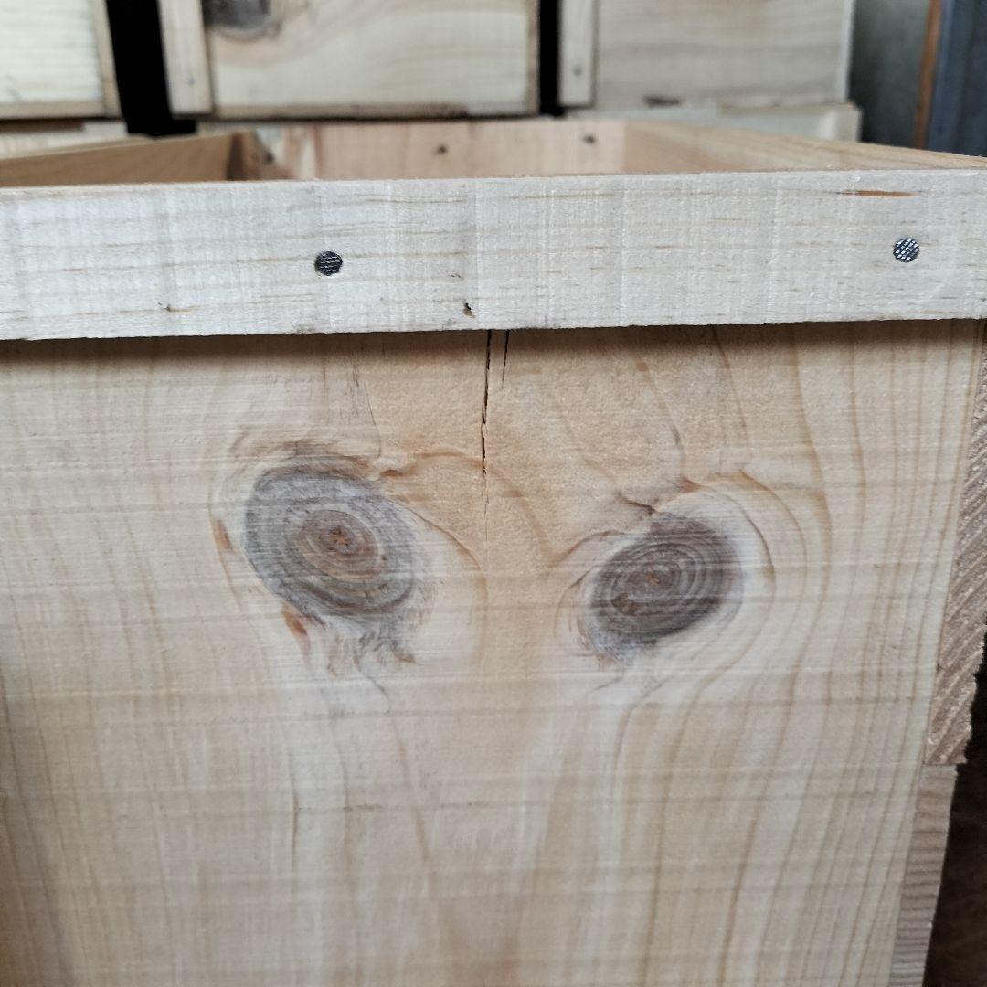 《訳アリ持ち手有りんご箱》6箱セット★収納 本棚 キャンプ 木箱 インテリア