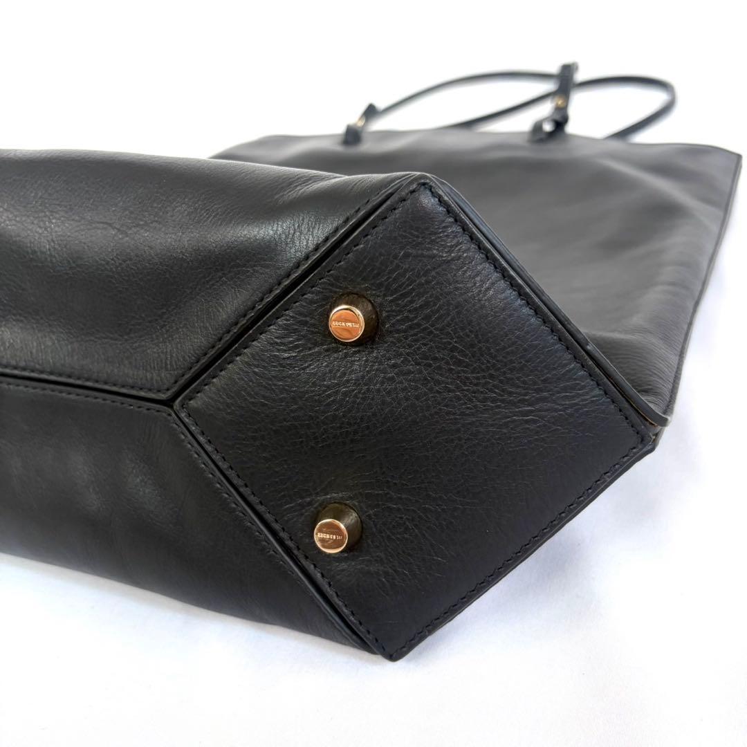 ジルサンダー トートバッグ　ブラック　レザー　JIL SANDER