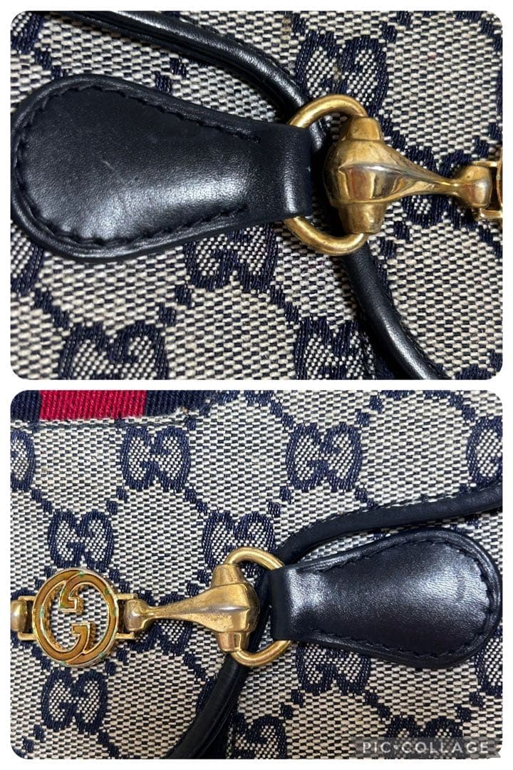 【超レア・美品】GUCCIシェリーライン　クラッチウォレット　GG 財布