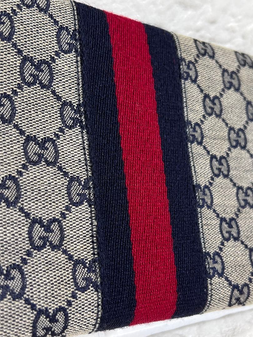 【超レア・美品】GUCCIシェリーライン　クラッチウォレット　GG 財布