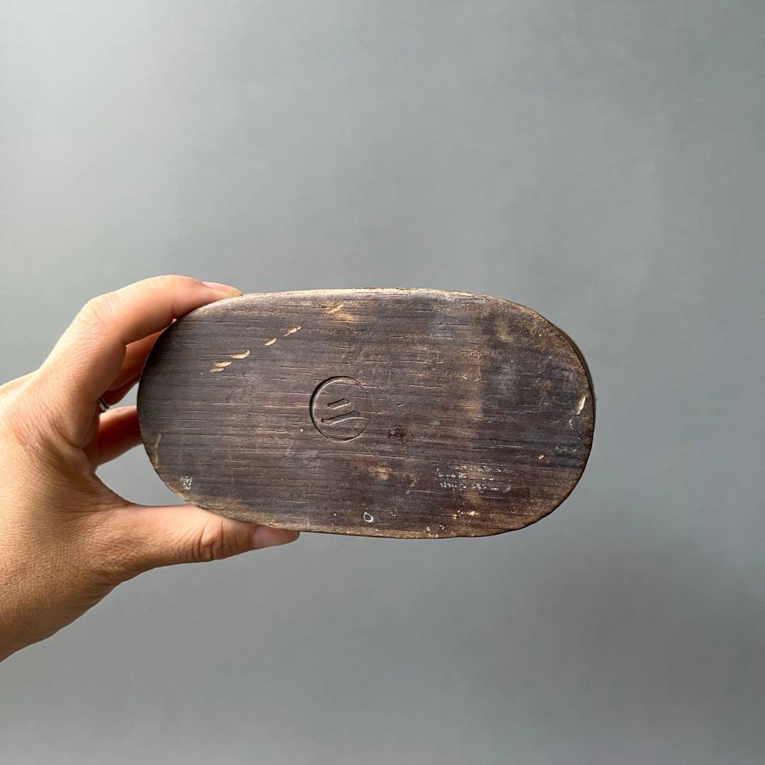 骨董 曲げわっぱ 蔵出し品 大小2点セット 丸二印