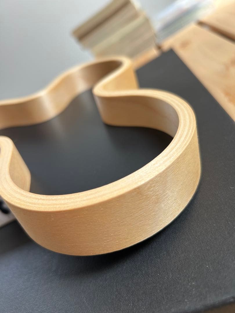 新品未使用　マヤムー　白樺のトレイ　Astia アスティア　ブラック　21cm