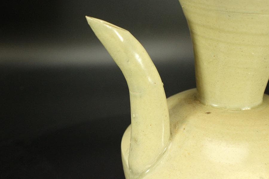 中国美術 古陶磁 白磁 水注(ZE591)