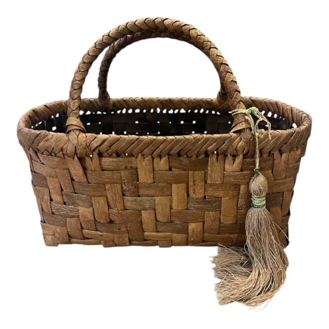 Kohoroで購入　月と木　くるみかごバッグ 中横型